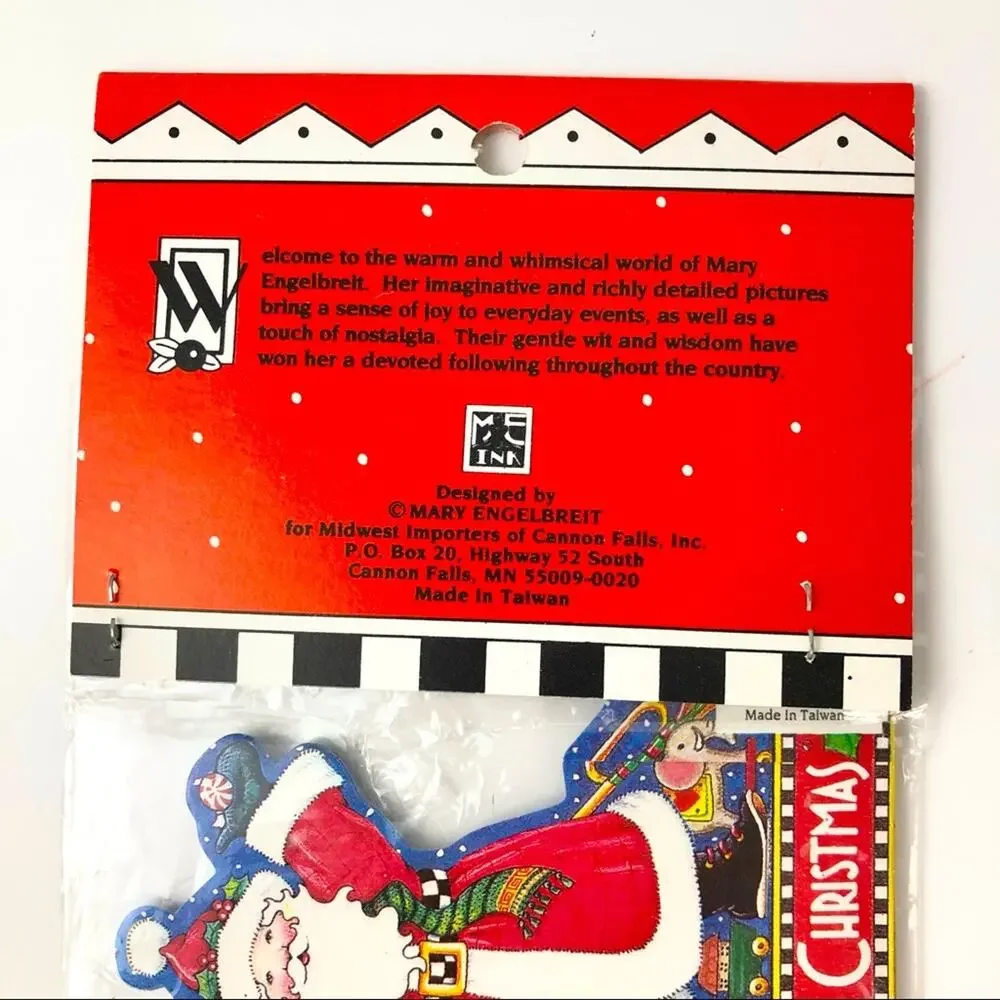 Vintage Mary Engelbreit Holiday Paper Garland